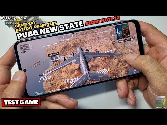 Xiaomi Redmi Note 12 test game PUBG New State | Snapdragon 685