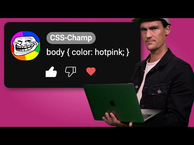 Comments on this video become CSS on my site