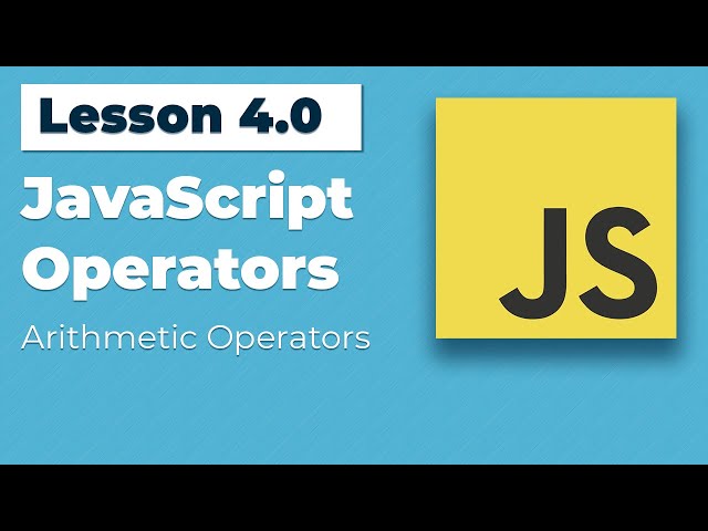 JavaScript Arithmetic Operators #fullstackroadmap (Ep 4.0)