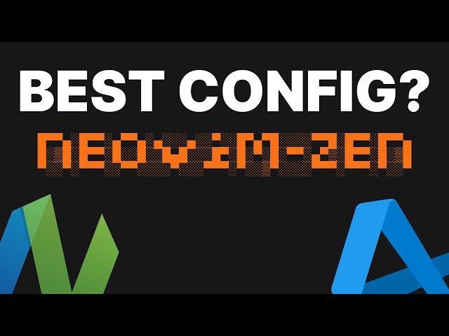 this CONFIG made me switch from VSCode to Neovim...