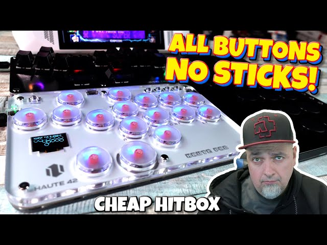 Retro Gamer Tries All Button Arcade Stick For First Time! Cheap Amazon Hitbox!