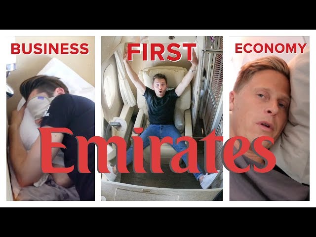 EMIRATES FLIGHT COMPARISON: First Class vs Business vs Economy