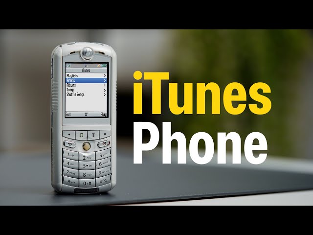 Первый телефон Apple! ROKR E1