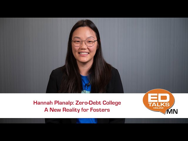 EDTalks: Zero Debt College: A New Reality for Fosters