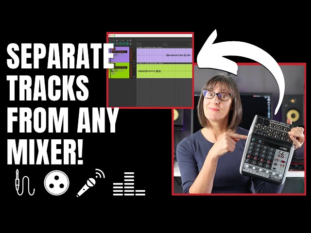 Record Separate Channels On Any Audio Mixer - Get 2 Separate Tracks