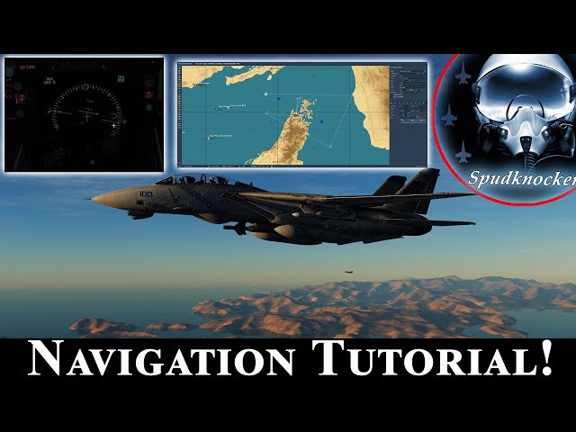 DCS: F-14B Tomcat | Navigation Tutorial | Mission Editor & Multiplayer!