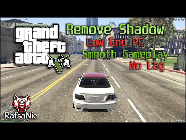 GTA 5 - How To Remove Shadow | LAG FIX GTA V Low End PC | RafsaNIc
