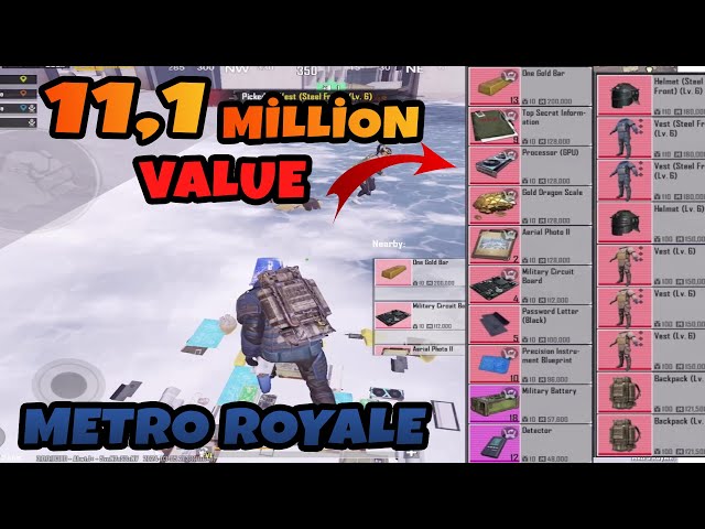 11,1 M RECORD - 4 YOUTUBERS - WE OPENED ALL THE BOXES  - PUBG METRO ROYALE CHAPTER 18