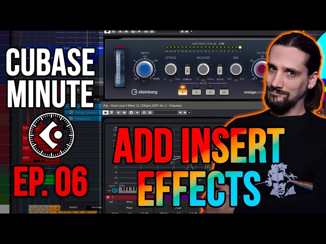 Cubase Minute Ep.6 How To Add Insert Effects #cubaseminute #domsigalas