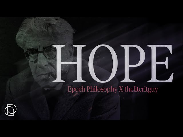 Ernst Bloch and The Philosophy (Principle) of Hope