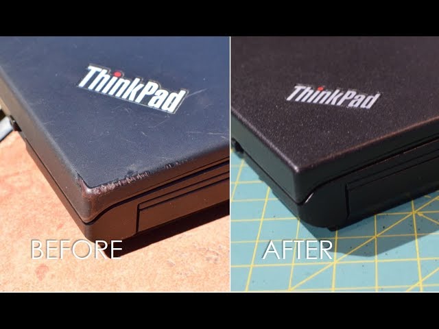 Make a Thinkpad Laptop Look Brand New With Plasti Dip