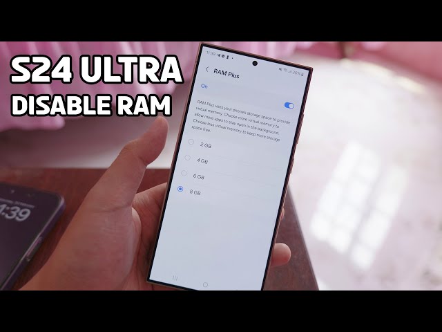 How to Disable Ram Plus on S24 Ultra / S24