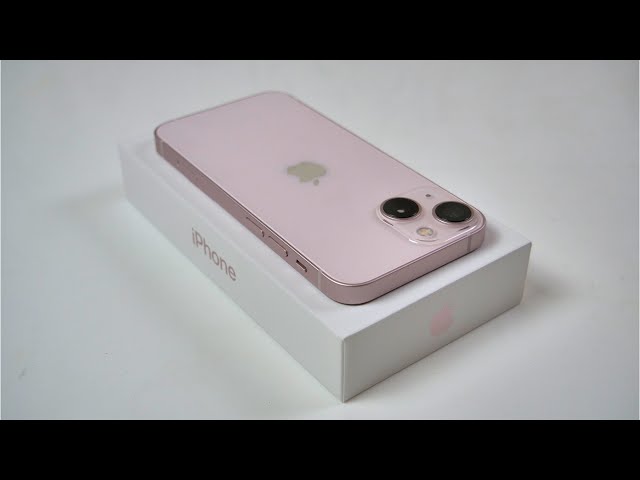 iPhone 13 mini PINK unboxing