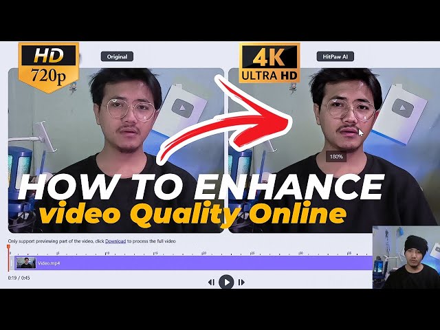 Best AI Online Video Enhancer HitPaw |Enhance Low Quality to High Quality 4k