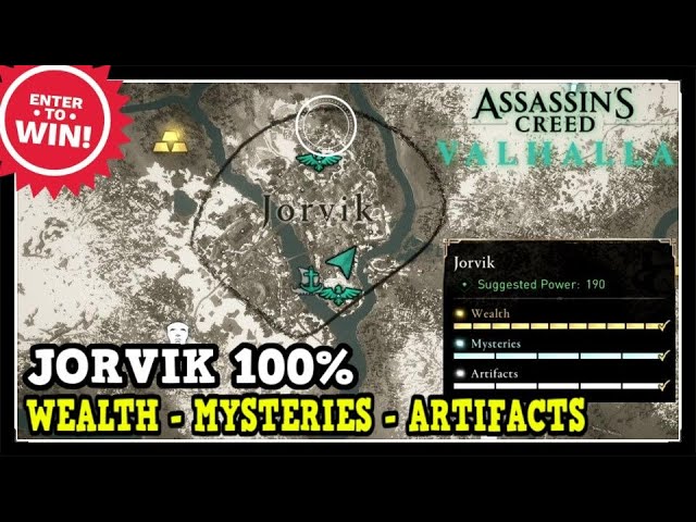 Assassin's Creed Valhalla Jorvik All Collectibles (Wealth, Mysteries, Artifacts)