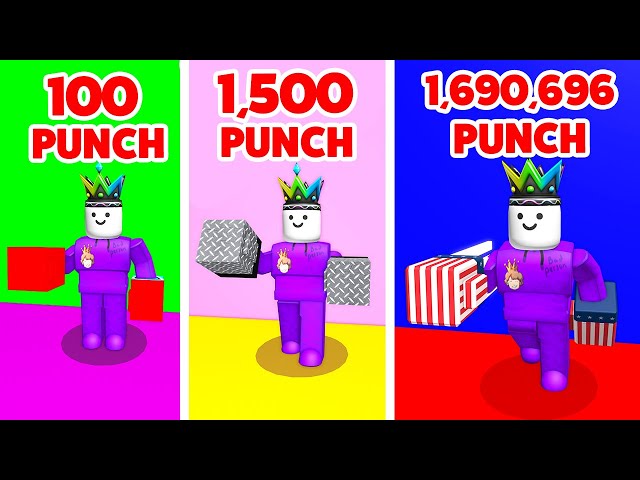 PUNCHING Walls at 1,690,696 POWER on Roblox Punch Wall Simulator BUT Found GLITCH BEAT Any Wall