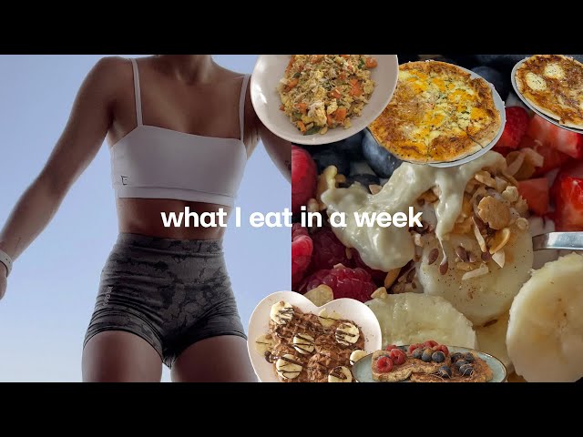 What I Eat in a Week | as a college student (easy meals + realistic)