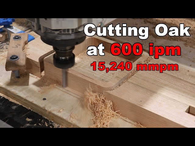 Simple Oak Tray Cut | In Depth Look at CNC Router Machining