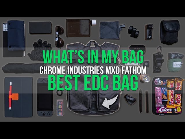 The BEST Commuter/EDC Bag! - What's In My Bag Ep. 10 - Chrome Industries MXD Fathom Review
