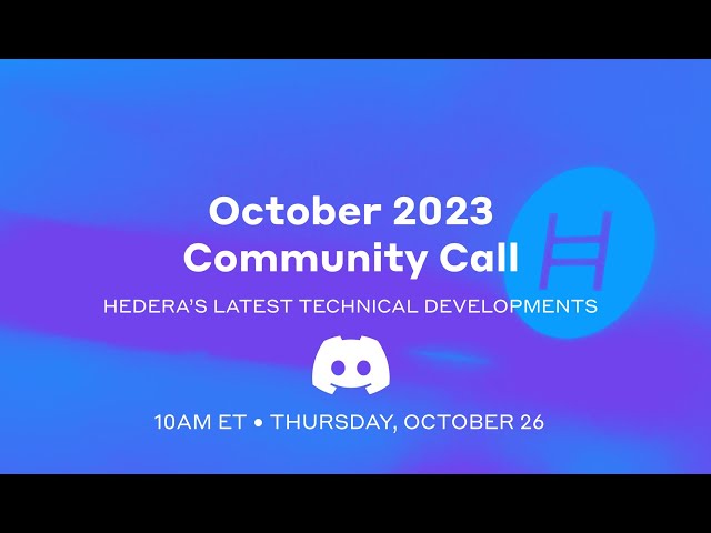 Hedera Community Call | WalletConnect, Smart Contract Verification, Data on Disk | Oct 26, 2023