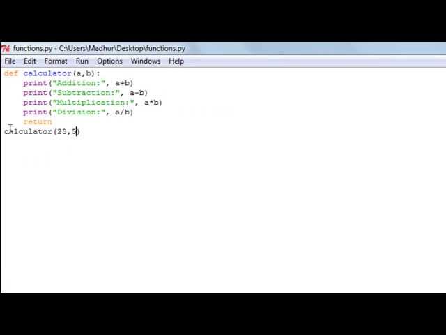 Python Programming Tutorial - 35: User Defined Functions