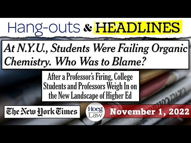 Is College Too Hard? Or Are Students Too Soft?  (H&H | 11-1-22)