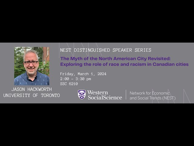 NEST Distinguished Speaker Series with Jason Hackworth