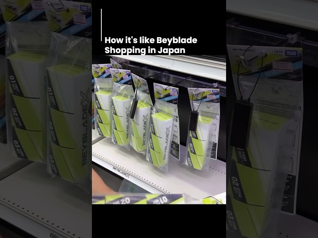 How it's like Beyblade Shopping in Japan #beybladex #beyblade