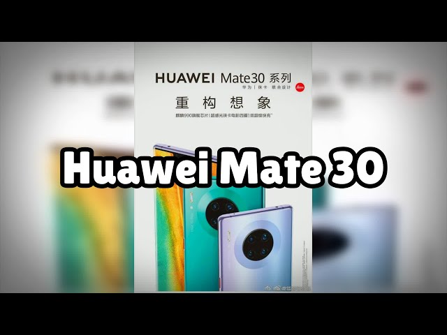 Photos of the Huawei Mate 30 | Not A Review!