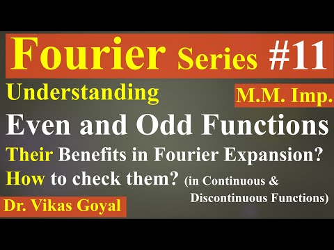 Fourier Series for Even & Odd Function