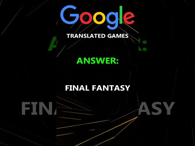 GUESS THE BADLY TRANSLATED GAME FRANCHISES - PART 2