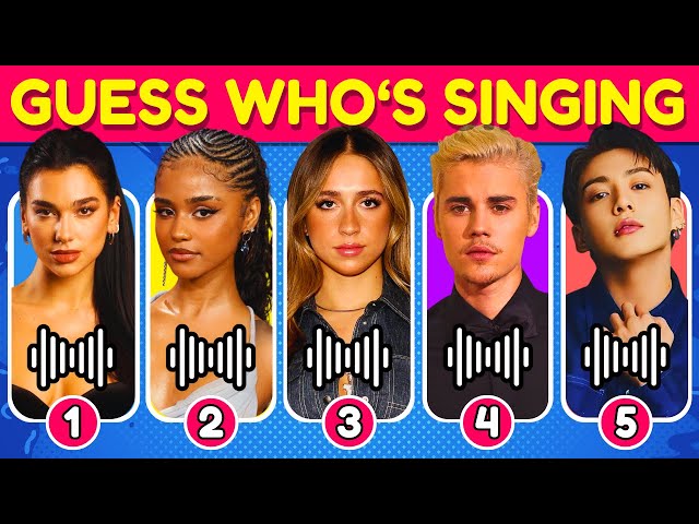 Guess Who's Singing ✅🎤 TikTok's Most Viral Songs Edition 📀🎵 Ice Spice, Taylor Swift, Dua Lipa, Tyla