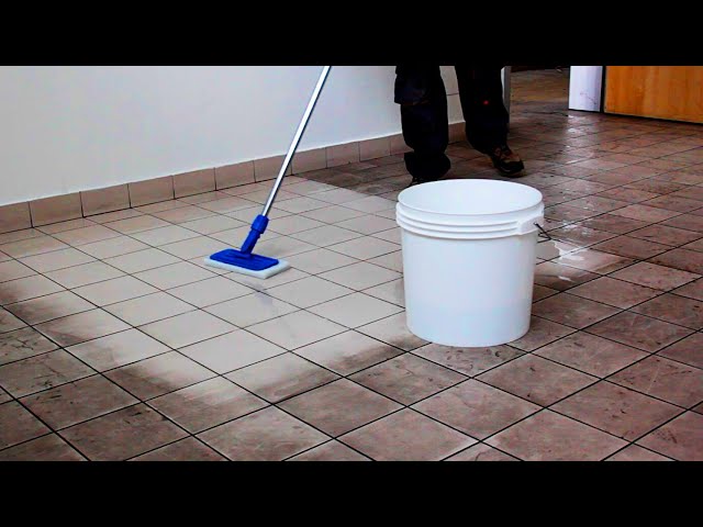 🤩 How to CLEAN Deep & Hard Dirt - Tile Floor @fabersurfacecare
