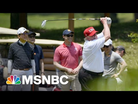 Trump concocts dubious score to win his own golf tournament