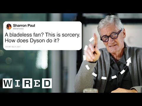 James Dyson Answers Design Questions From Twitter | Tech Support | WIRED