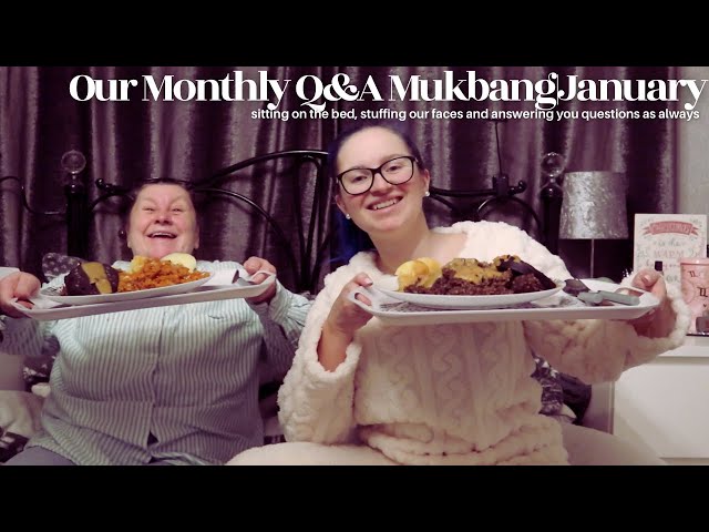 Our Monthly Q&A Mukbang|January