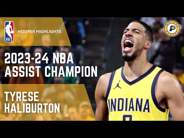 Tyrese Haliburton Wins The Season Assist Champion Award | 2023-24 NBA Award Winners