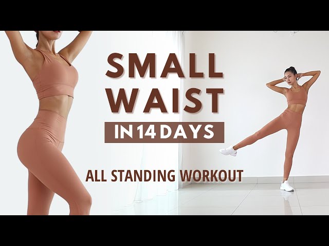 Smaller Waist, Lose Belly Fat in 14 Days - 40MIN Standing Workout
