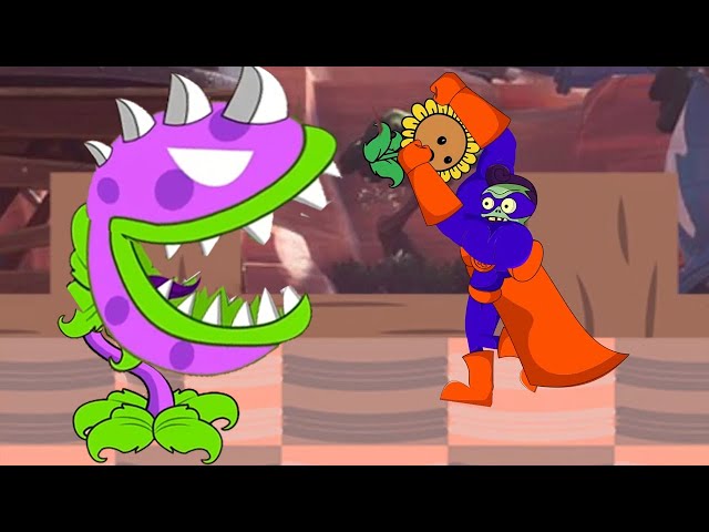 Plants Vs Zombies GW Animation - Episode 36 -  CHOMPER ATTACK SUPER BRAINZ