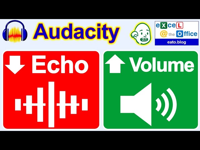 Reduce Voice ECHO and Amplify VOLUME of Audio with AUDACITY