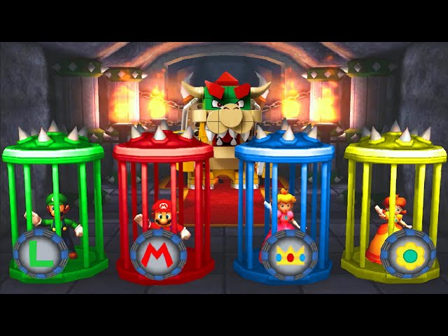 Mario Party The Top 100 - All Minigames With Peach