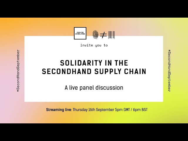 Solidarity in the Secondhand Supply Chain