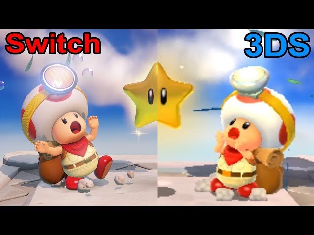 Captain Toad Treasure Tracker - Nintendo Switch vs. 3DS Comparison