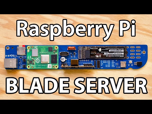Raspberry Pi Blade crams 64 ARM cores and NVMe in 1U!