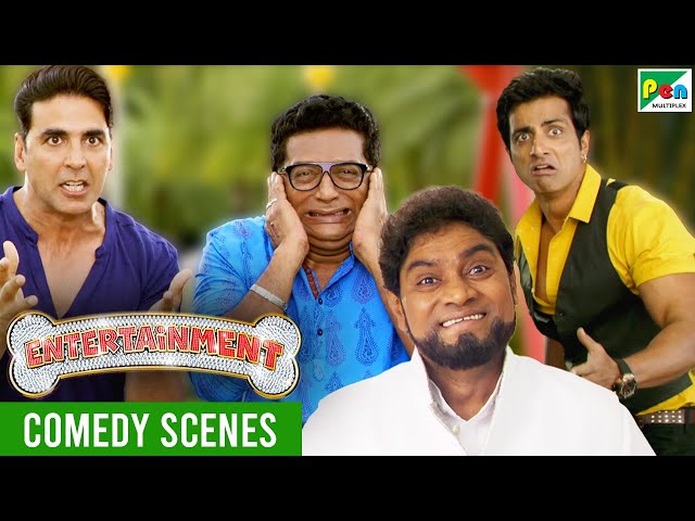 Akshay Kumar - Johnny Lever - Back To Back Comedy Scenes | Entertainment | Sonu Sood, Tamannaah