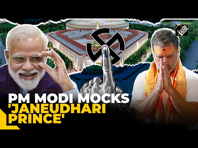 “Congress prince wore sacred thread over his coat…” PM Modi’s dig at Rahul Gandhi over ‘Janeu’