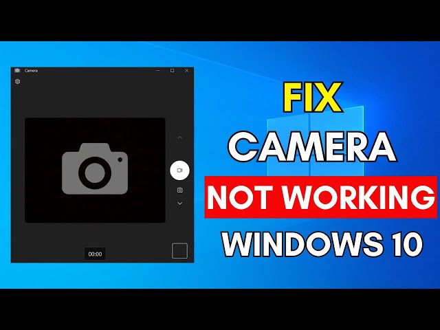 fix camera not opening in laptop windows 10 | camera not working on windows 10 laptop