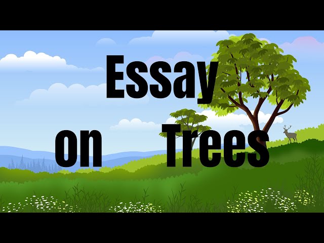 10 lines on trees |Essay on trees|10 lines essay on trees |Importance of trees|4B exploration