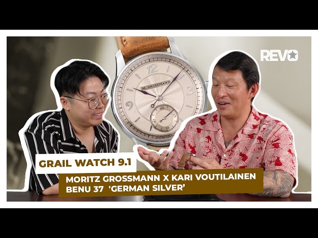 Grail Watch 9.1: Moritz Grossmann x Kari Voutilainen Benu 37  Stainless Steel 'German Silver’