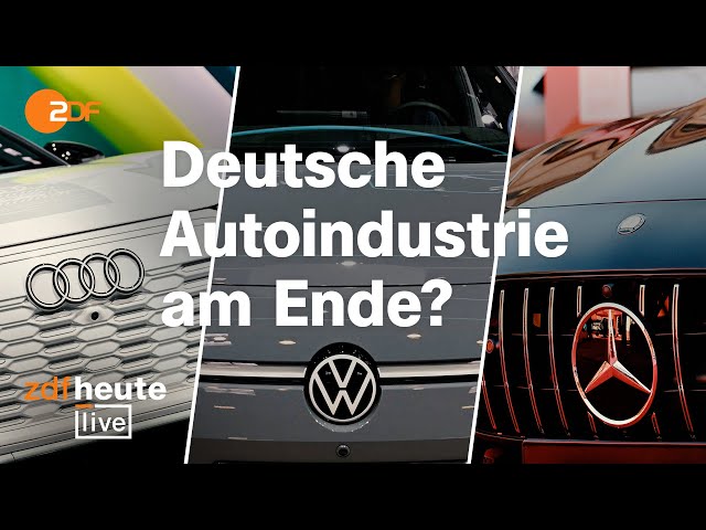 Von China abgehängt? Expertinnen über die Zukunft von VW, Mercedes und BMW | ZDFheute live